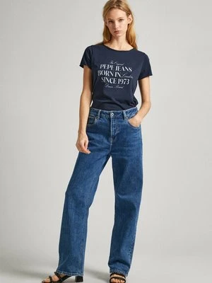 T-shirt z nadrukiem Pepe Jeans