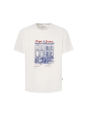 T-shirt z nadrukiem Pepe Jeans