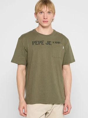 T-shirt z nadrukiem Pepe Jeans