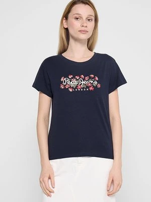 T-shirt z nadrukiem Pepe Jeans