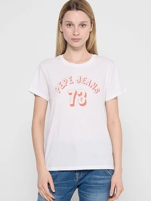T-shirt z nadrukiem Pepe Jeans