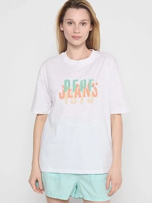 T-shirt z nadrukiem Pepe Jeans