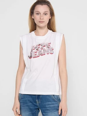 T-shirt z nadrukiem Pepe Jeans