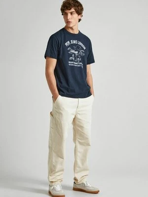 T-shirt z nadrukiem Pepe Jeans