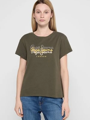 T-shirt z nadrukiem Pepe Jeans