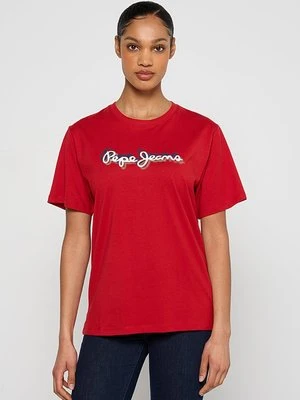 T-shirt z nadrukiem Pepe Jeans
