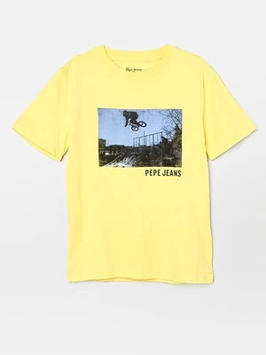 T-shirt z nadrukiem Pepe Jeans