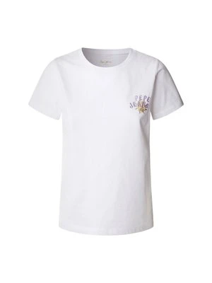 Zdjęcie produktu T-shirt z nadrukiem Pepe Jeans biały