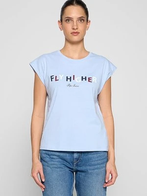 T-shirt z nadrukiem Pepe Jeans