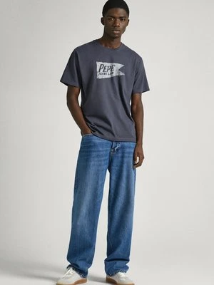 T-shirt z nadrukiem Pepe Jeans