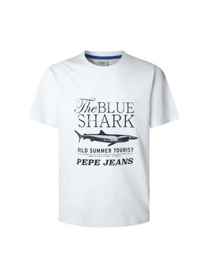 T-shirt z nadrukiem Pepe Jeans
