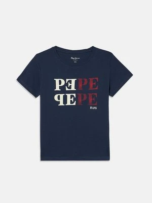 T-shirt z nadrukiem Pepe Jeans