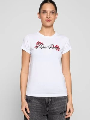T-shirt z nadrukiem Pepe Jeans
