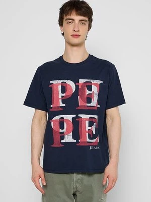 T-shirt z nadrukiem Pepe Jeans