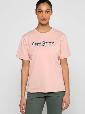 T-shirt z nadrukiem Pepe Jeans