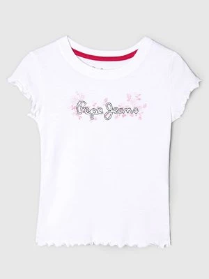 T-shirt z nadrukiem Pepe Jeans