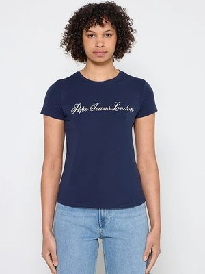 T-shirt z nadrukiem Pepe Jeans