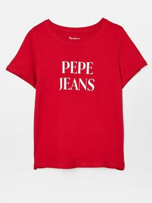 T-shirt z nadrukiem Pepe Jeans