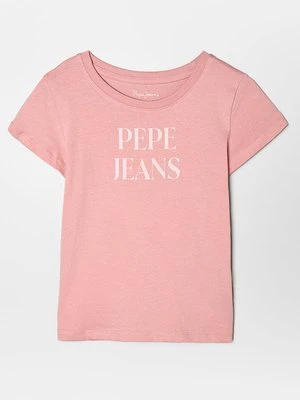 T-shirt z nadrukiem Pepe Jeans