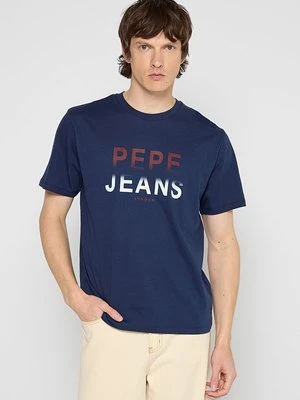 T-shirt z nadrukiem Pepe Jeans