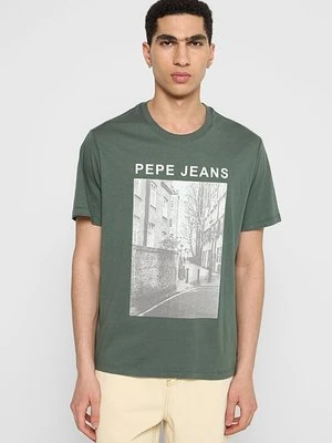 T-shirt z nadrukiem Pepe Jeans