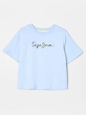 T-shirt z nadrukiem Pepe Jeans