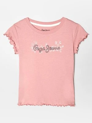 T-shirt z nadrukiem Pepe Jeans
