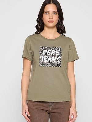 T-shirt z nadrukiem Pepe Jeans