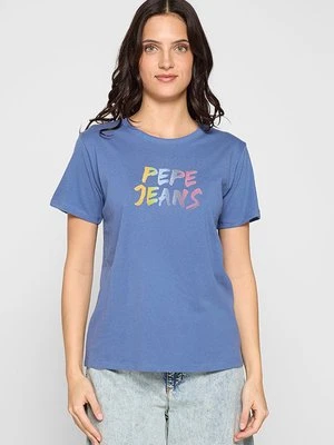 T-shirt z nadrukiem Pepe Jeans