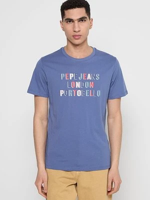 T-shirt z nadrukiem Pepe Jeans