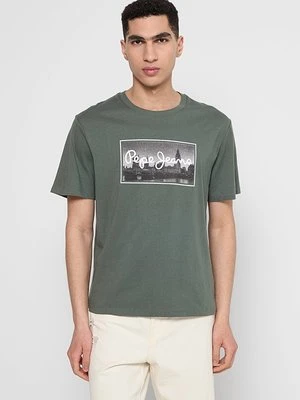 T-shirt z nadrukiem Pepe Jeans