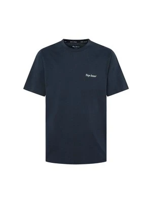 Zdjęcie produktu T-shirt z nadrukiem Pepe Jeans granatowy