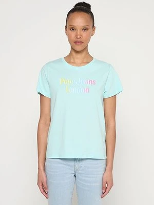 T-shirt z nadrukiem Pepe Jeans