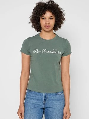 T-shirt z nadrukiem Pepe Jeans