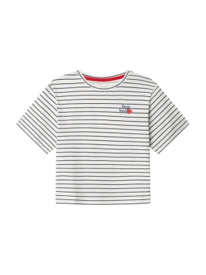 T-shirt z nadrukiem Pepe Jeans biały