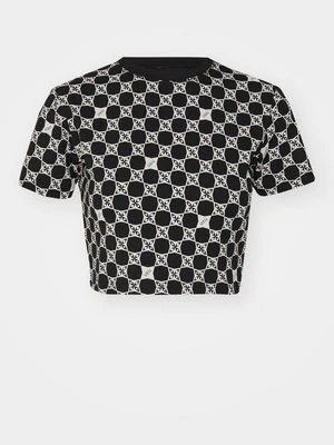 T-shirt z nadrukiem PEQUS czarny