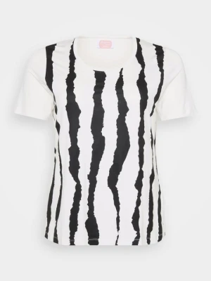 T-shirt z nadrukiem Persona by Marina Rinaldi biały