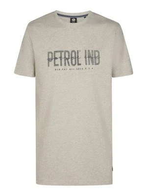 Zdjęcie produktu T-shirt z nadrukiem Petrol Industries jasnoszary