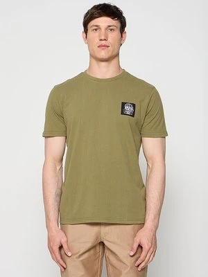T-shirt z nadrukiem Petrol Industries zielony