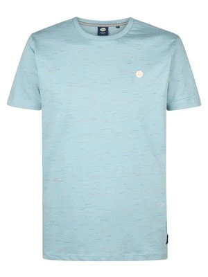 T-shirt z nadrukiem Petrol Industries niebieski denim