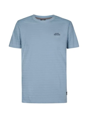 T-shirt z nadrukiem Petrol Industries niebieski