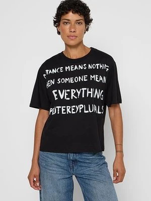T-shirt z nadrukiem Peuterey