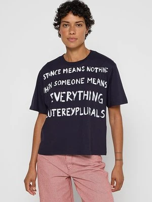 T-shirt z nadrukiem Peuterey