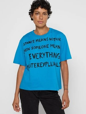 T-shirt z nadrukiem Peuterey