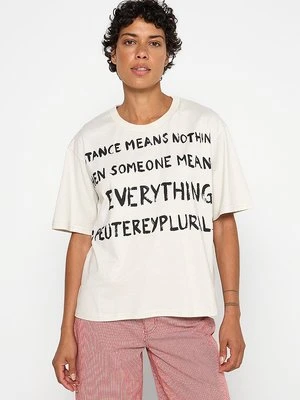 T-shirt z nadrukiem Peuterey