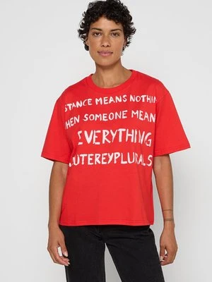 T-shirt z nadrukiem Peuterey