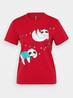 T-shirt z nadrukiem Pieces