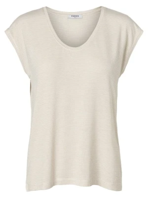 T-shirt z nadrukiem Pieces biały