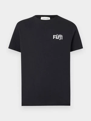 T-shirt z nadrukiem Pier One czarny