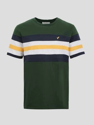 T-shirt z nadrukiem Pier One zielony